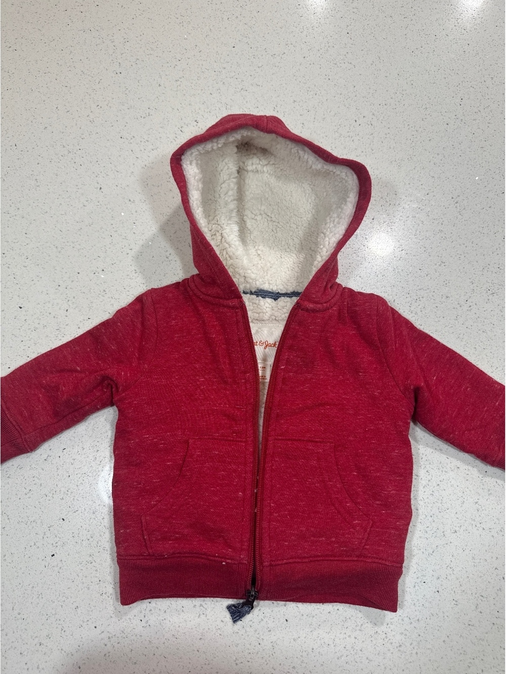 Cat & Jack Baby Sherpa-Lined Hooded Jacket 12M